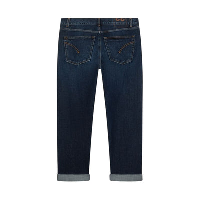 Jeans Uomo 5 tasche con risvolto al fondo retro