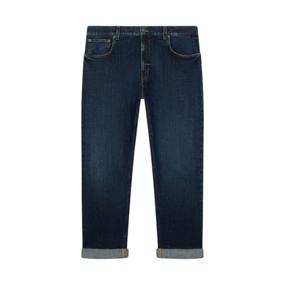 Jeans Uomo 5 tasche con risvolto al fondo