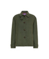 Cappotto corto Donna in lana mélange Verde