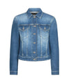 Giubbino Slim da Donna in denim stretch