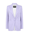 Women's jacket in cotton and silk blend