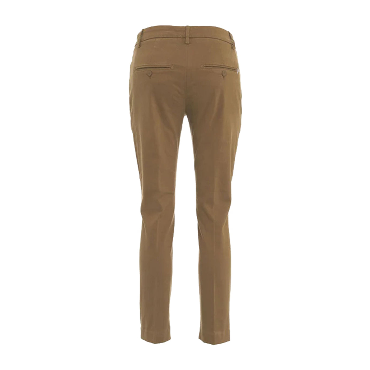 Pantalone Donna, modello chino Beige, con tasche a filo