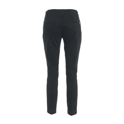 Pantalone Donna, modello Perfect, a tinta unita in morbido cotone