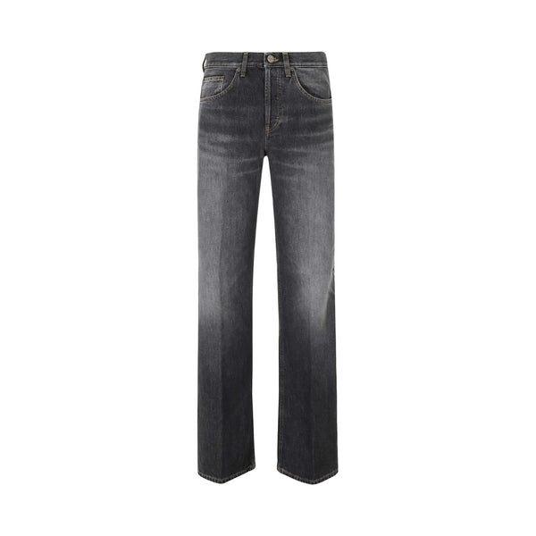 Jeans Donna Jacklin Grigio, con cinque tasche