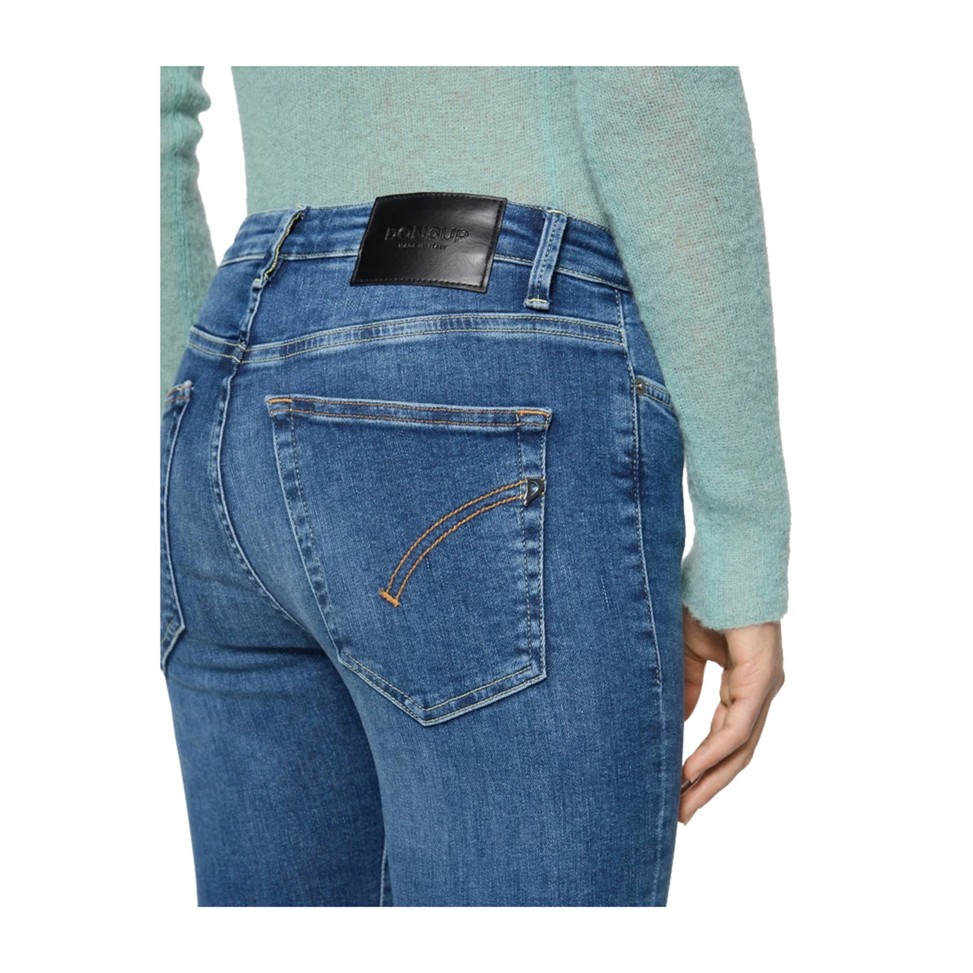 Jeans Donna Iris super skinny dettaglio retro