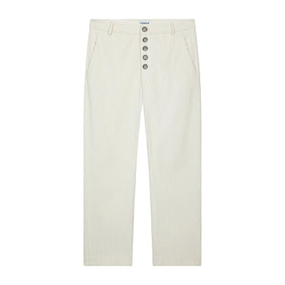 Pantalone Donna Bianco in velluto