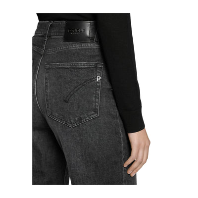 Jeans Donna, modello flare, dal lavaggio Nero