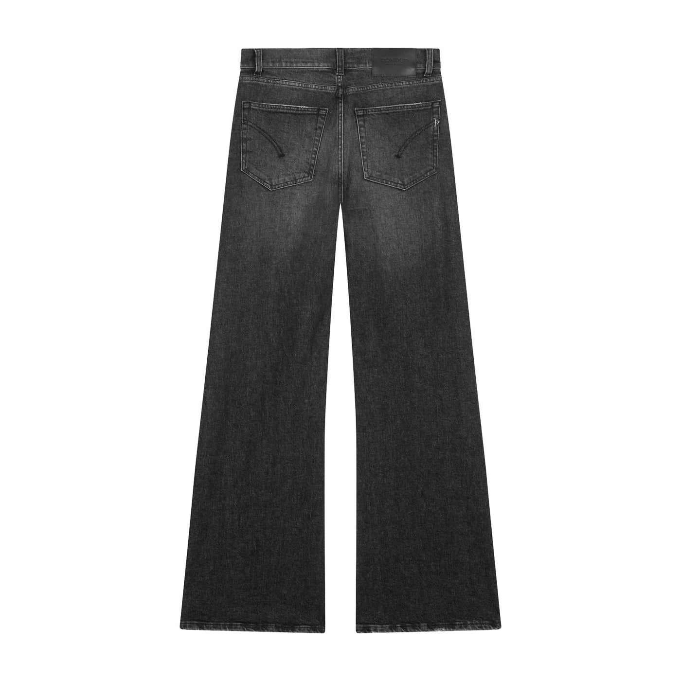 Jeans Donna, modello flare, dal lavaggio Nero