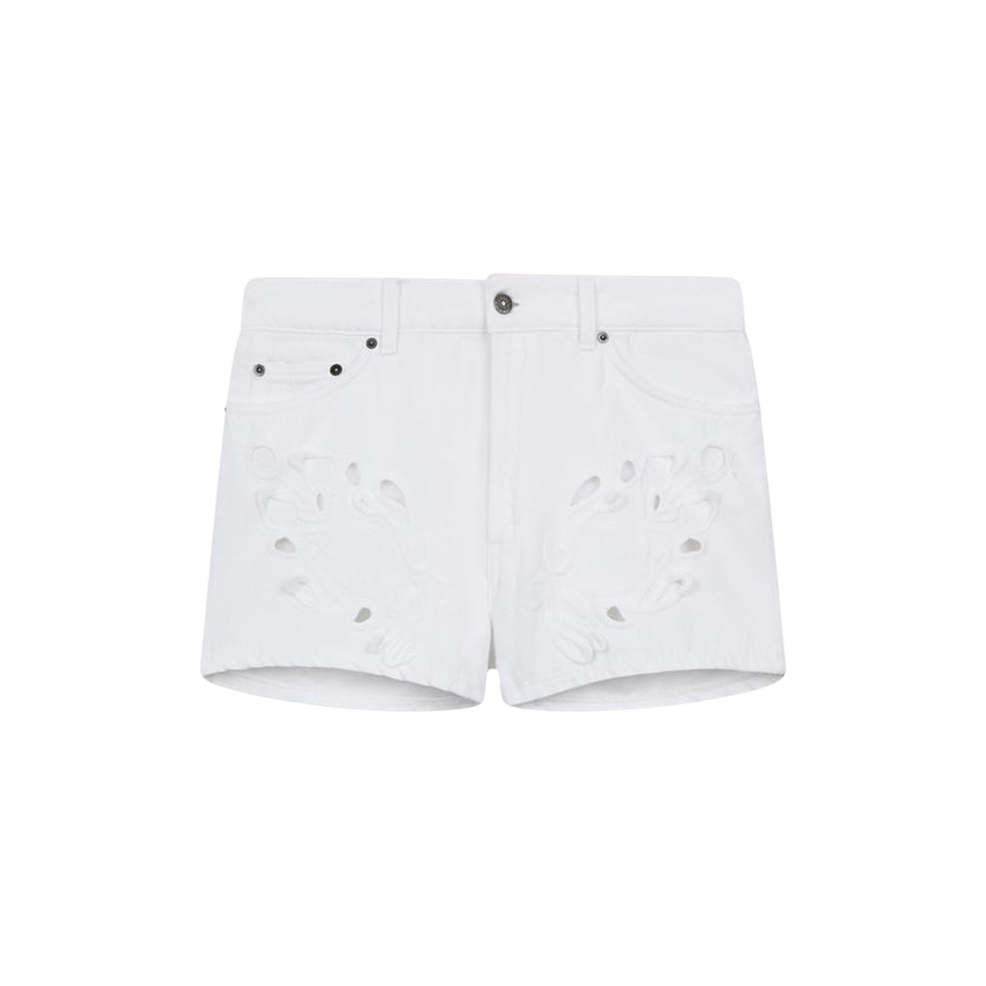 Shorts da Donna in tinta unita bianca
