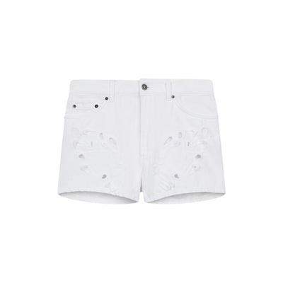 Shorts da Donna in tinta unita bianca