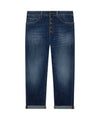 Jeans Donna con bottoni frontali
