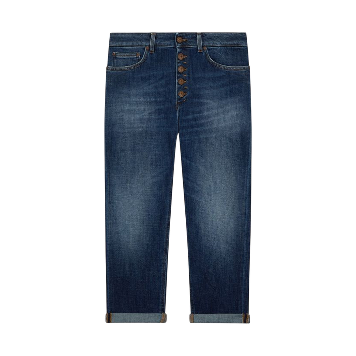 Jeans Donna con bottoni frontali
