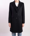 Cappotto Donna Nero con chiusura monopetto