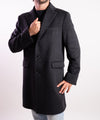Cappotto Uomo in puro cashmere grigio scuro