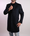 Cappotto Uomo in puro cashmere  navy