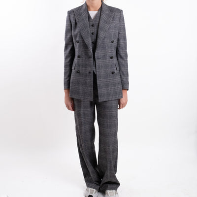 Completo Donna con fantasia a quadri all over