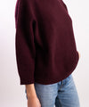 Maglia Donna in misto cashmere bordeaux