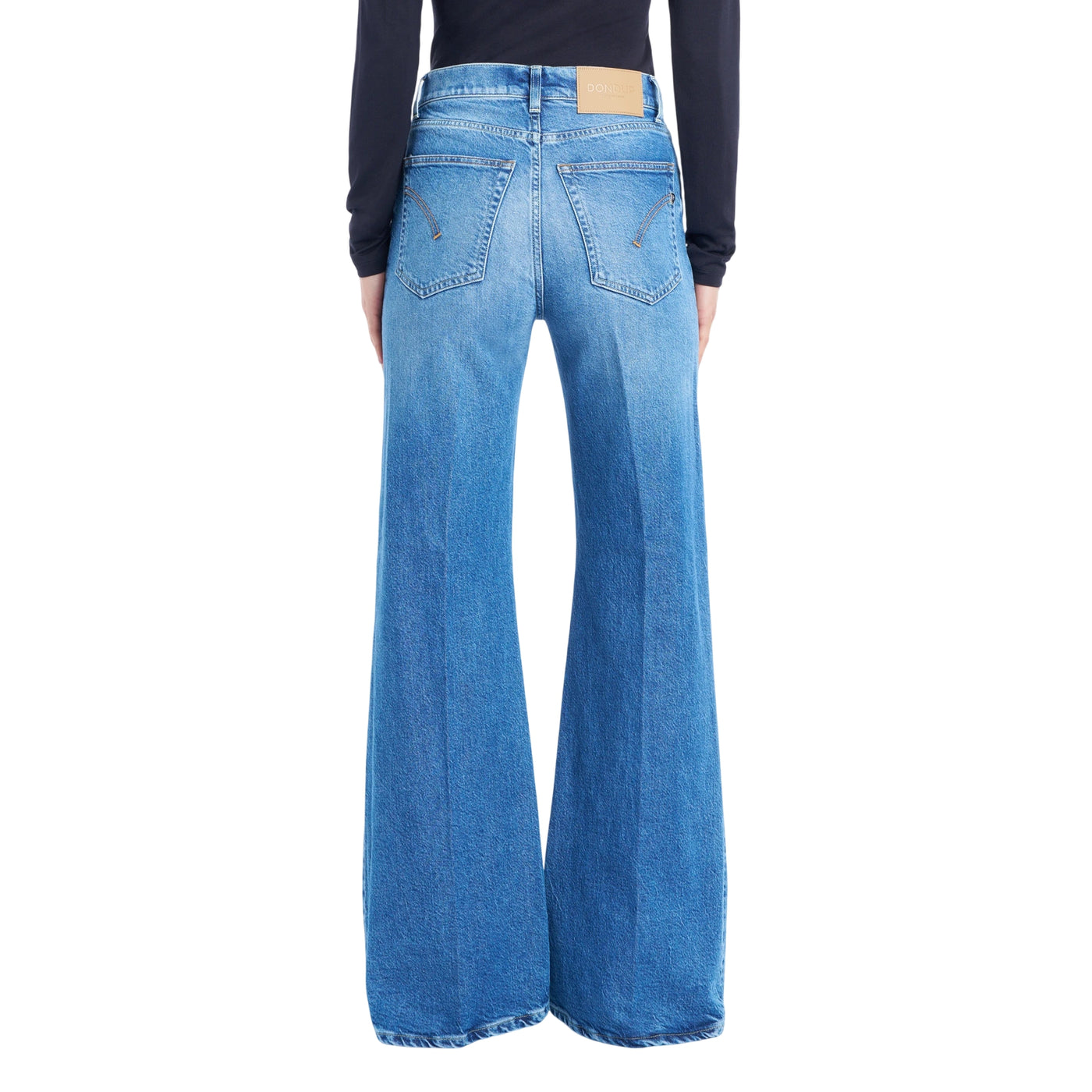 Jeans Donna Amber chiaro, con vita regolare e cinque tasche