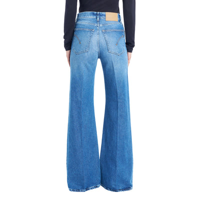 Jeans Donna Amber chiaro, con vita regolare e cinque tasche