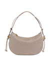 Borsa Donna Thess Beige, con forma tondeggiante 