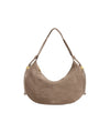 Borsa Donna Thess, in pelle scamosciata, con zip