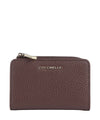 Portafoglio Donna Metallic Bordeaux, in pelle