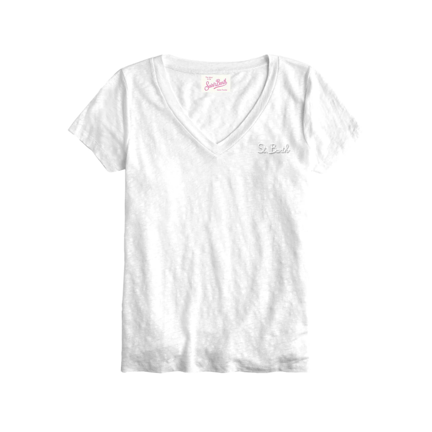 T-shirt Donna Eloise con scollo a V Bianco