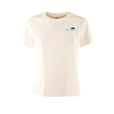 T-shirt Donna con ricamo "sti cats"