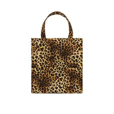 Borsa Essential Donna in cotone animalier retro