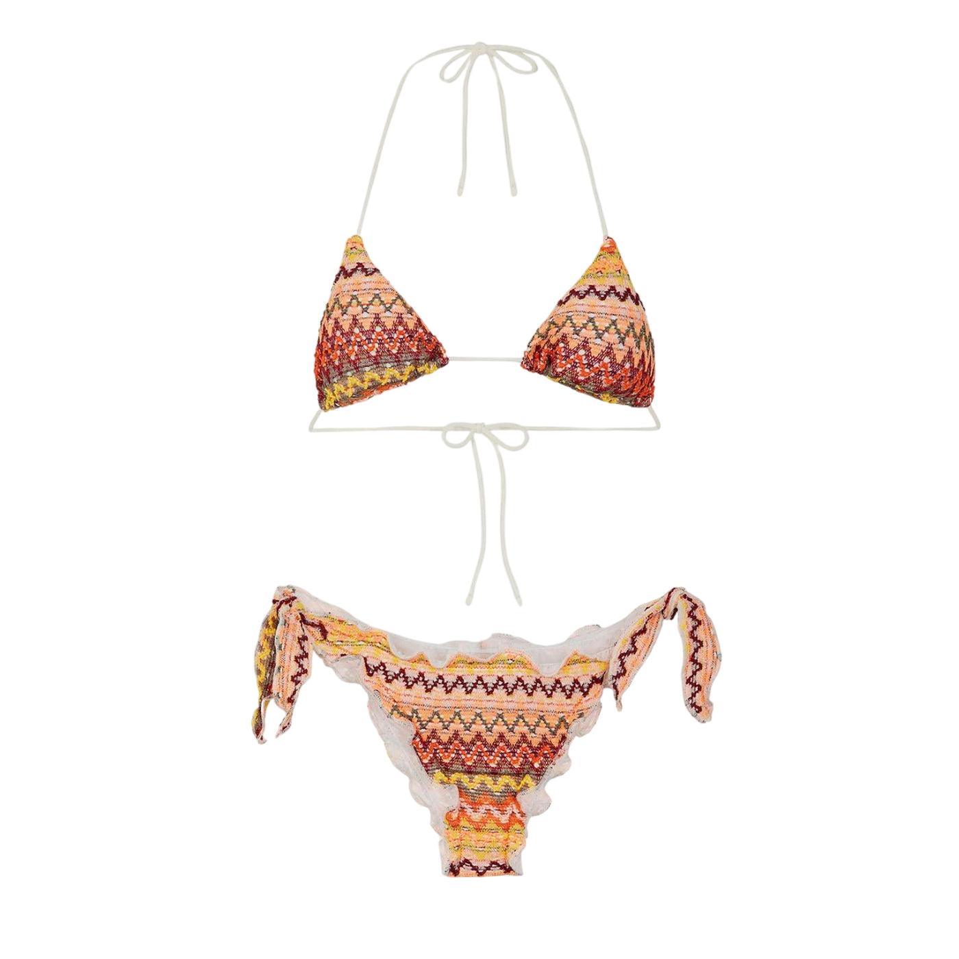 Costume Donna triangolo e slip fantasia multicolor