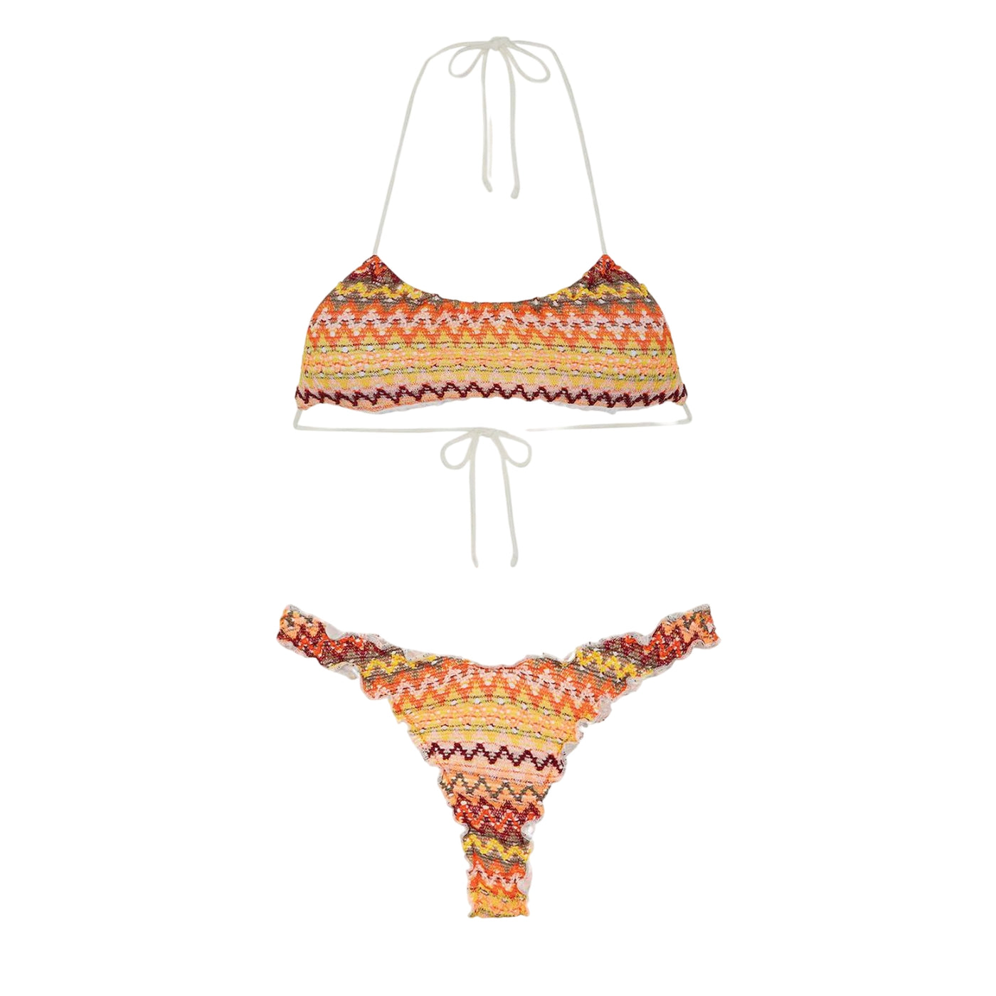 Costume Donna fascia e slip brasiliano multicolor