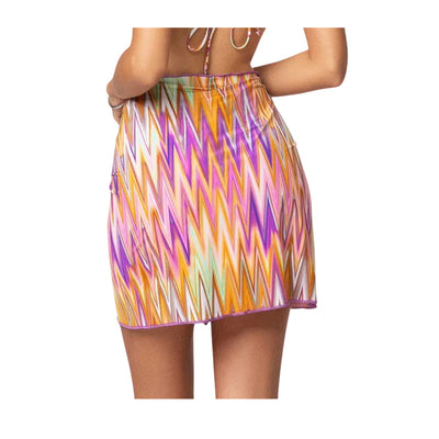Pareo mare da Donna fantasia astratta multi modella retro