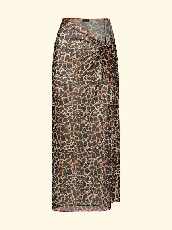 Pareo Lungo Donna F**K Fantasia Leopardata FK26SW0117X01