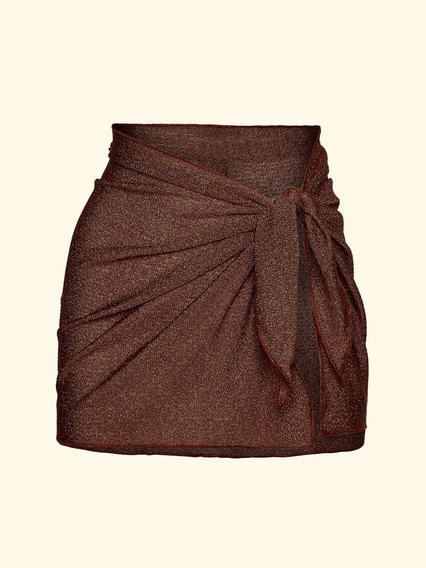 Pareo Corto Donna F**K Marrone FK26SW1147