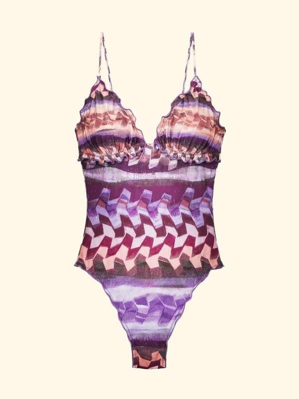 Monokini Donna F**K Fantasia Geometrica