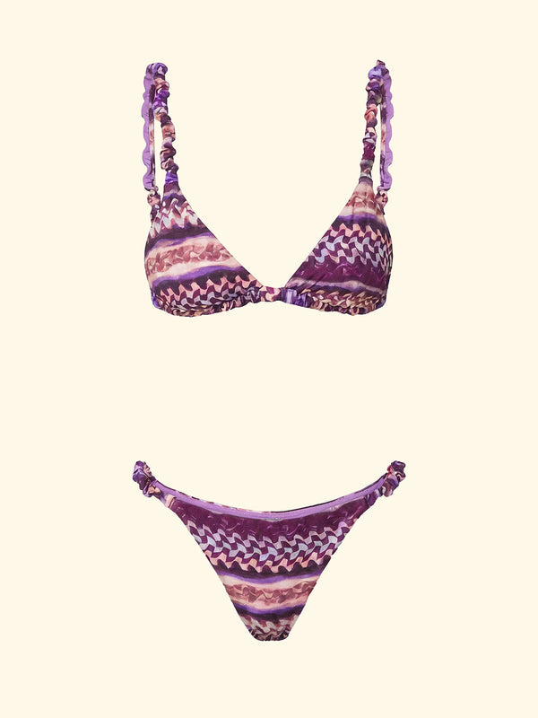 Bikini Donna F**K Triangolo con Slip Fisso Leblon