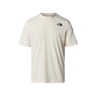 T-shirt Uomo Bianca Foundation Mountain stampata