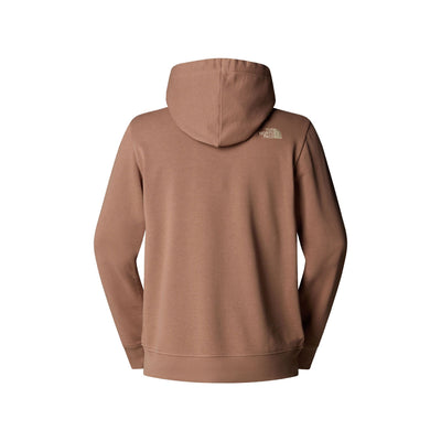 Felpa Uomo Drew Peak Light Marrone retro