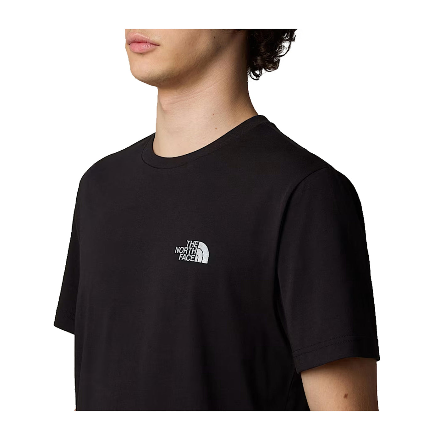 T-shirt Uomo NSE Reflective Box Nera modello frontale