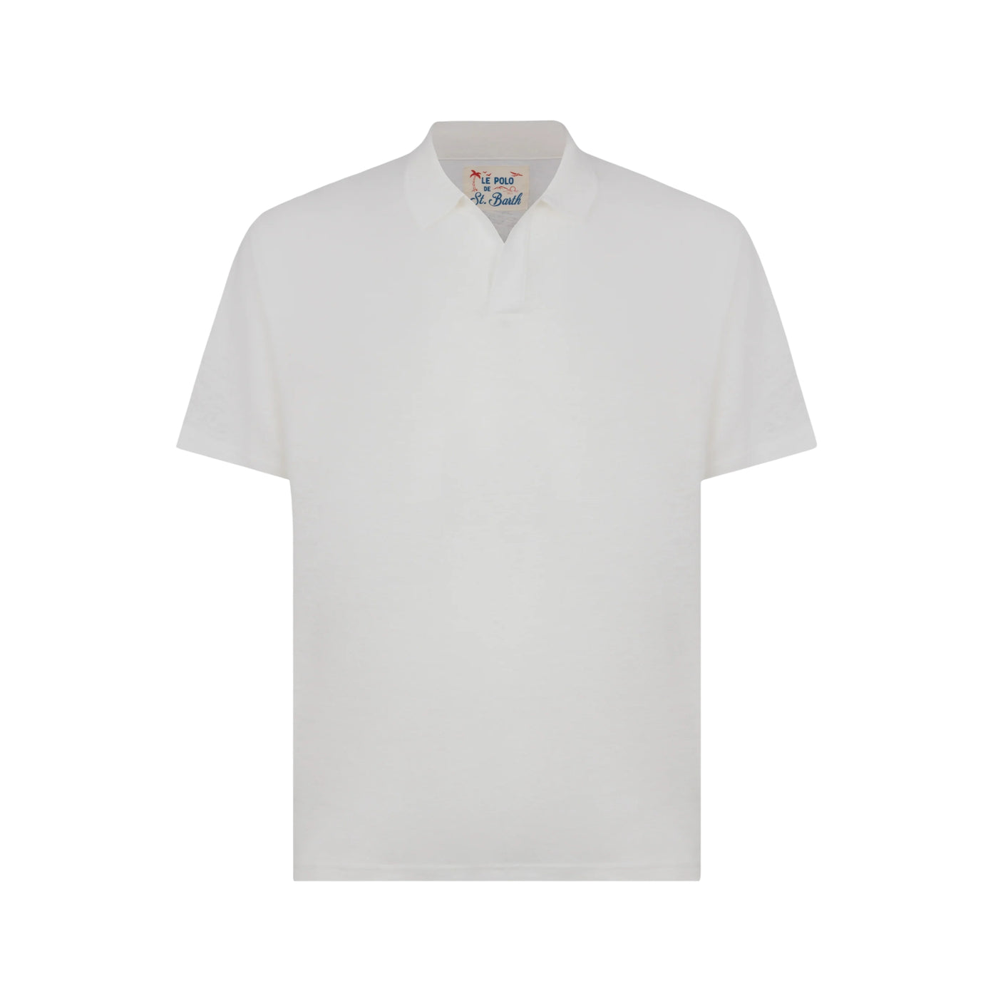 Polo Uomo Fraser senza bottoni Bianco