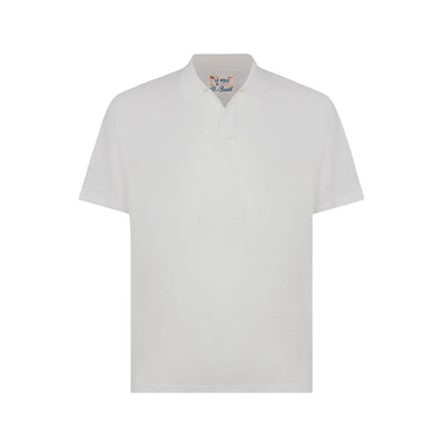 Polo Uomo Fraser senza bottoni Bianco