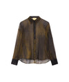 Camicia boxy Donna con fantasia