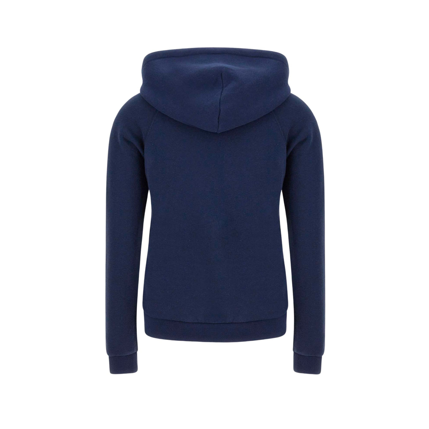 Women's sweatshirt with blue hood