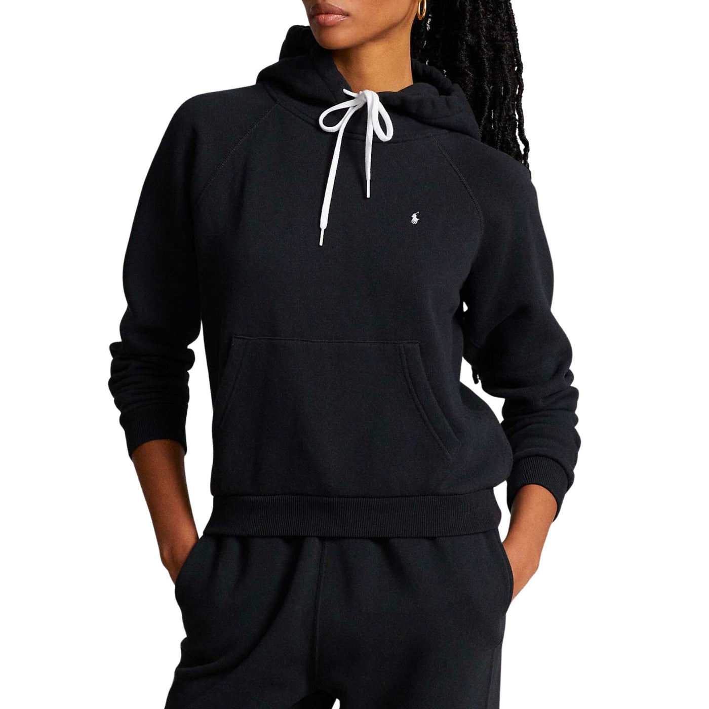 Women's Black Hooded Sweatshirt 