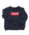 Felpa da neonato blu navy vista frontale