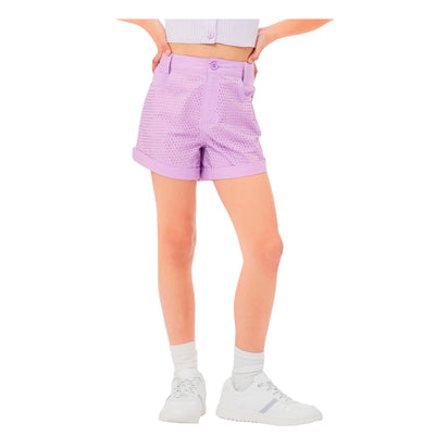 Acquista subito gli Short da Bambina, realizzati in cotone, strass applicati sul davanti, passanti in vita, chiusura con bottone logato e zip nascosta, firmati Liu-Jo su Old England: vieni a scoprire tutta la collezione sul nostro sito.  