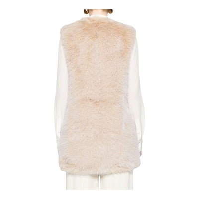Gilet Donna con bottoni a pressione e tasche a filetto