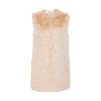 Gilet Donna con bottoni a pressione e tasche a filetto