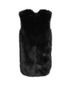 Gilet Donna in pelo sintetico, con bottoni a pressione