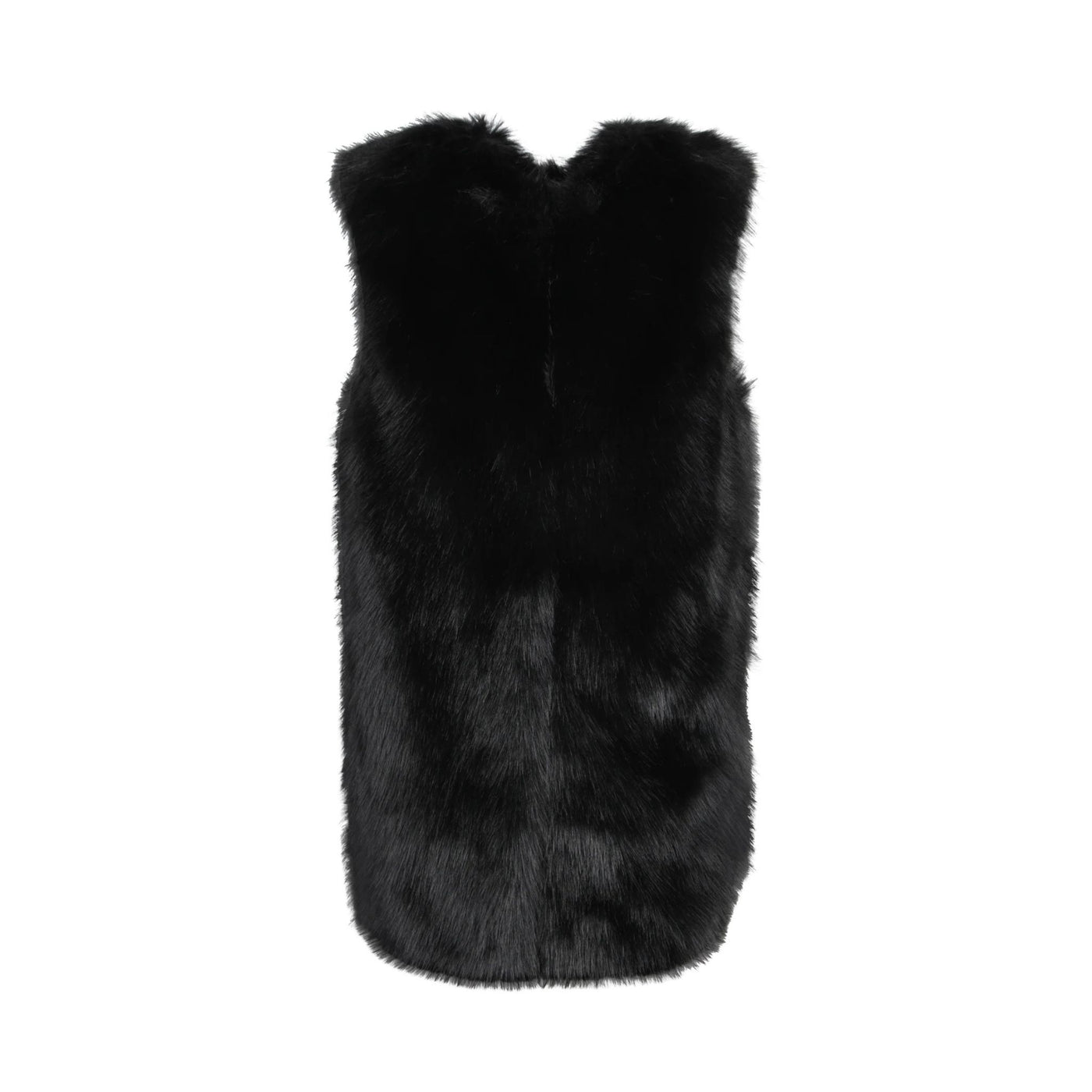 Gilet Donna in pelo sintetico, con bottoni a pressione